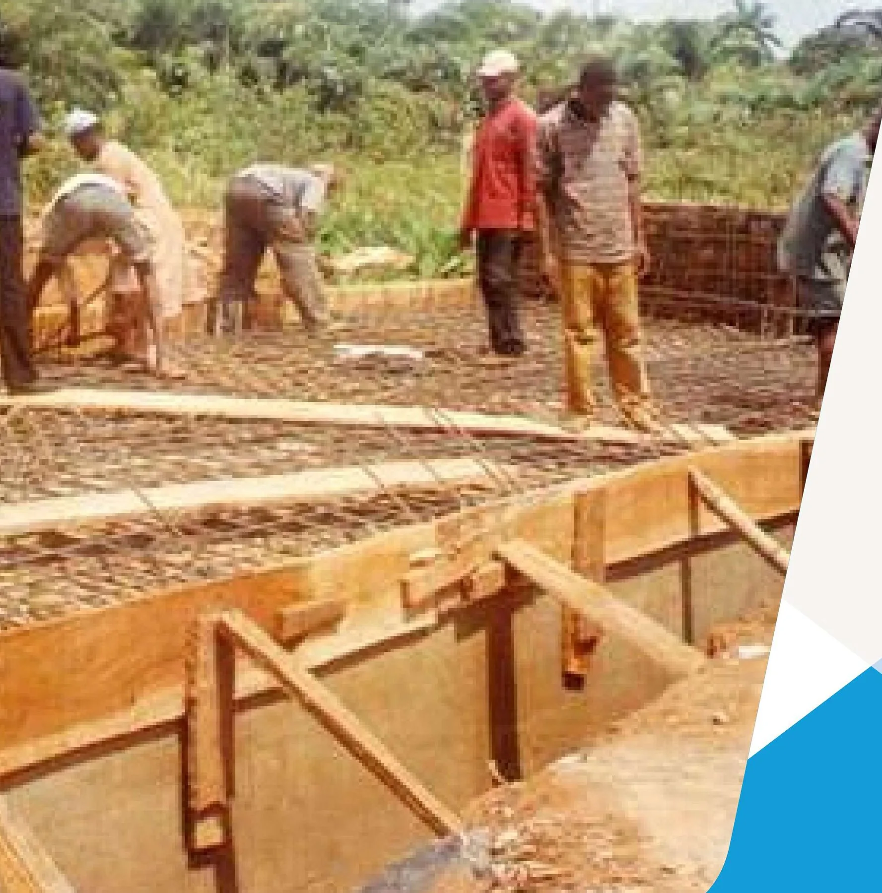 Travaux d'armature de ponceau